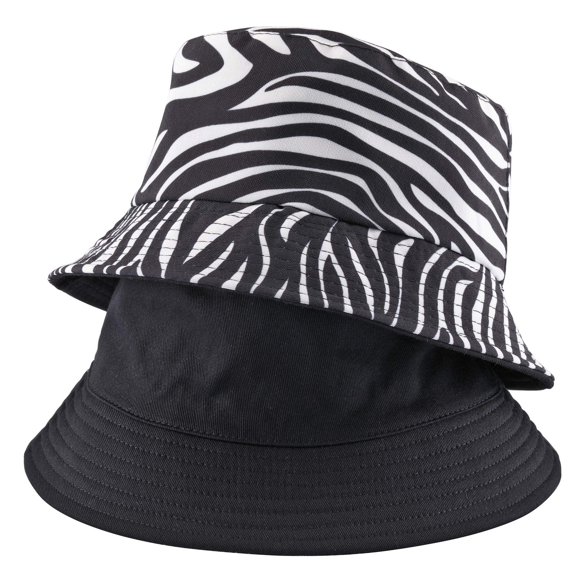 FALETO Reversible Bucket Hat for Women - Packable Sun Hat for Beach, Travel & Outdoor Activities - Premium UPF 50+ UV Protection Fabric - Summer Fashion Accessory for Hiking, Gardening & Vacation