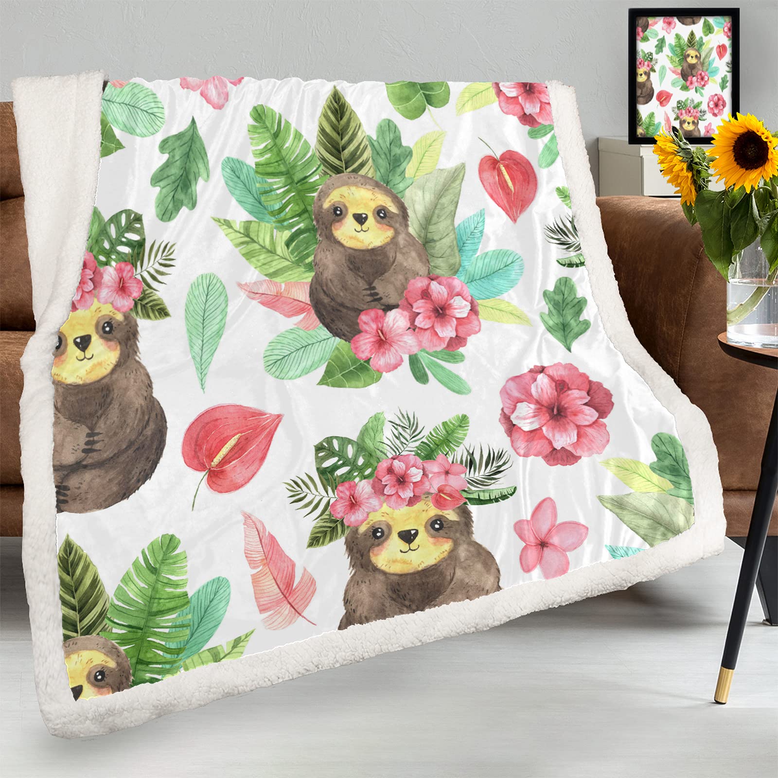 Soft Sherpa Throw Blanket 50