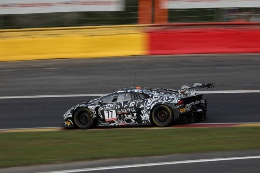 1:18 Spark Models Lamborghini Huracán GT3 EVO Diecast Car - No.77 Barwell Motorsport 24H Spa 2022 Limited Edition - Perfect for Collectors, Display, and Racing Enthusiasts