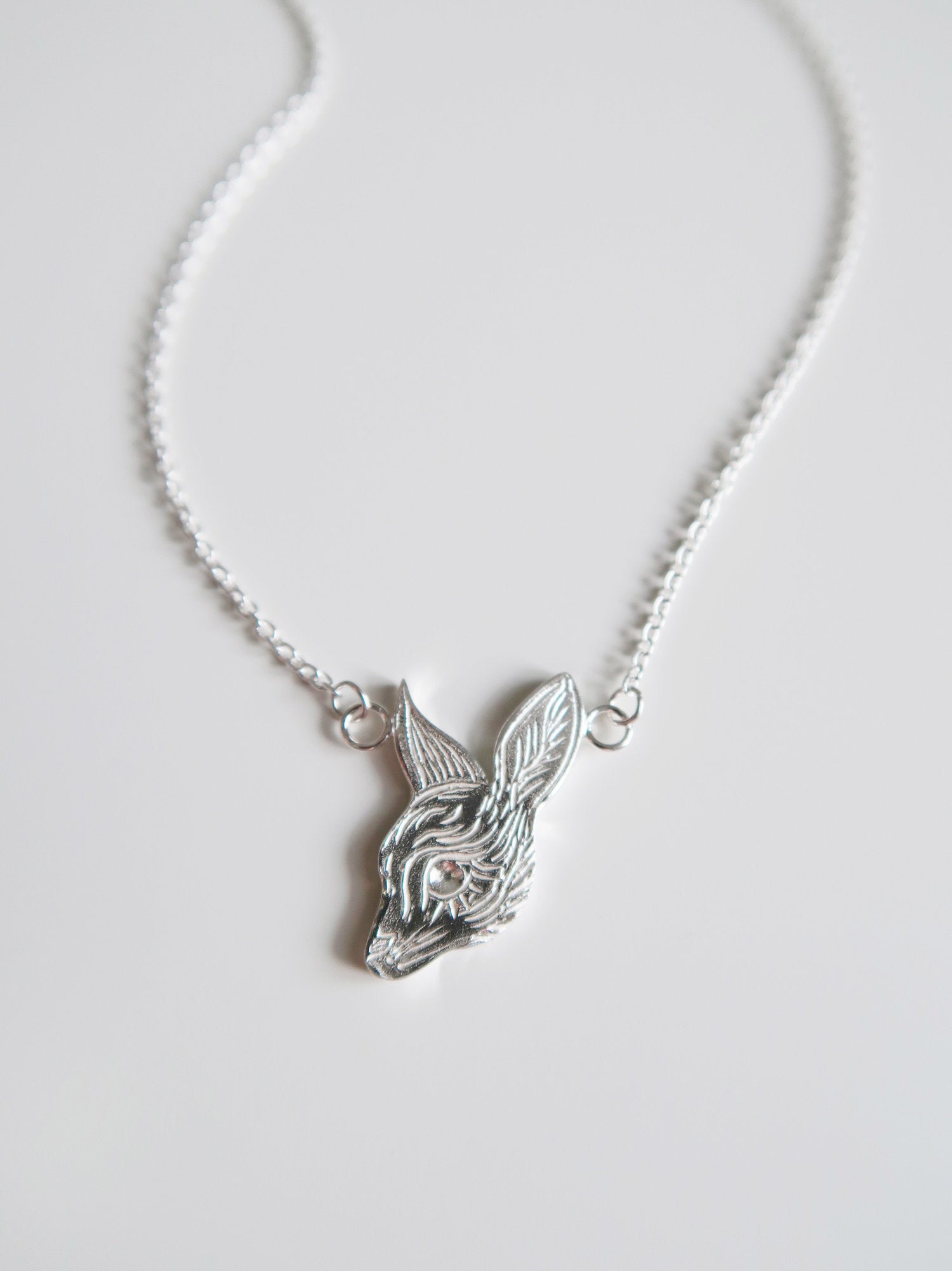 14K Gold Vermeil Fawn Pendant Necklace - Elegant Animal Jewelry for Women, Perfect Gift for Birthday, Anniversary & Valentine's Day