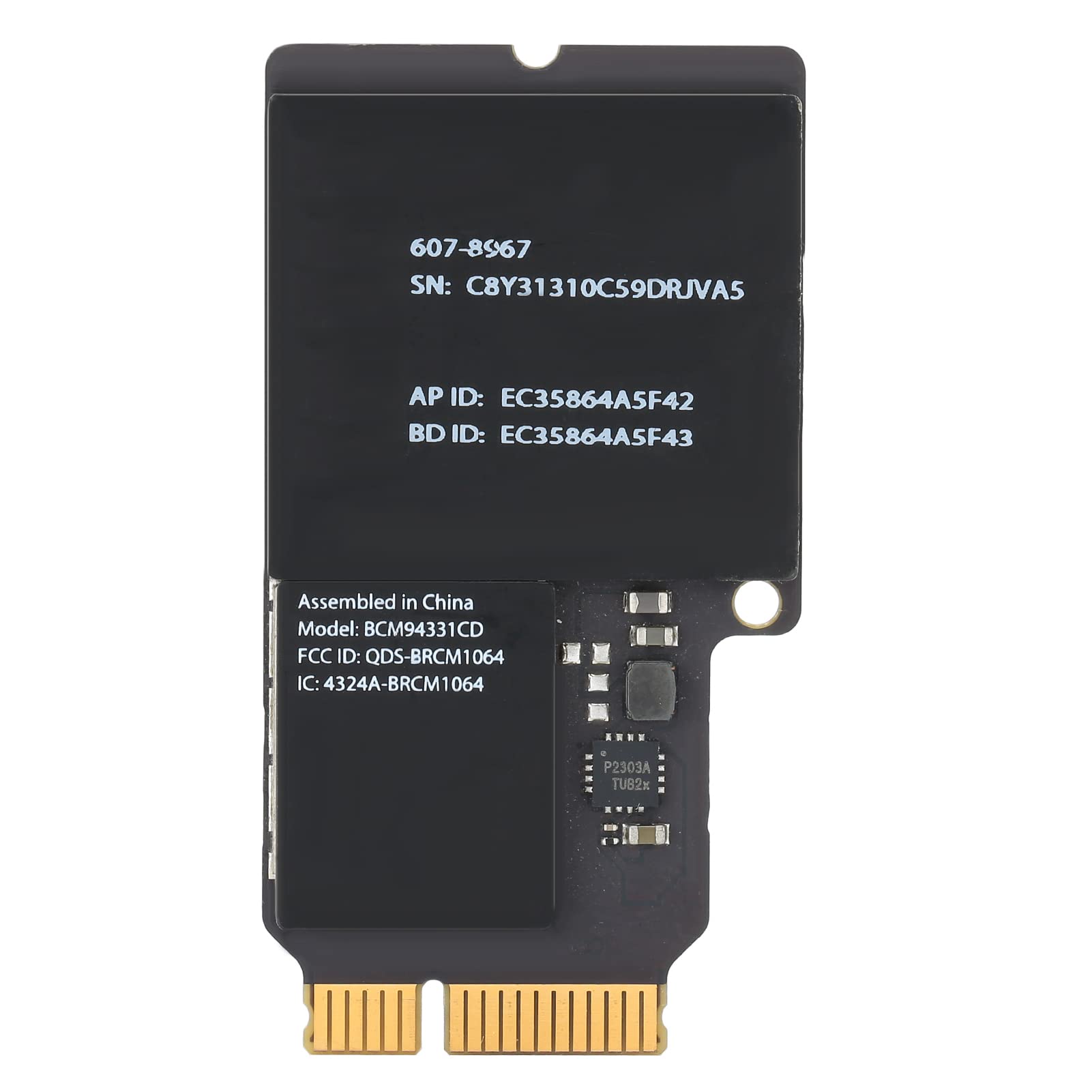 Wireless WiFi Network Card for MacBook Pro A1418 A1419 - High Speed Dual Band PCIe Adapter for Home & Office Use, Gaming, Streaming, and Remote Work
