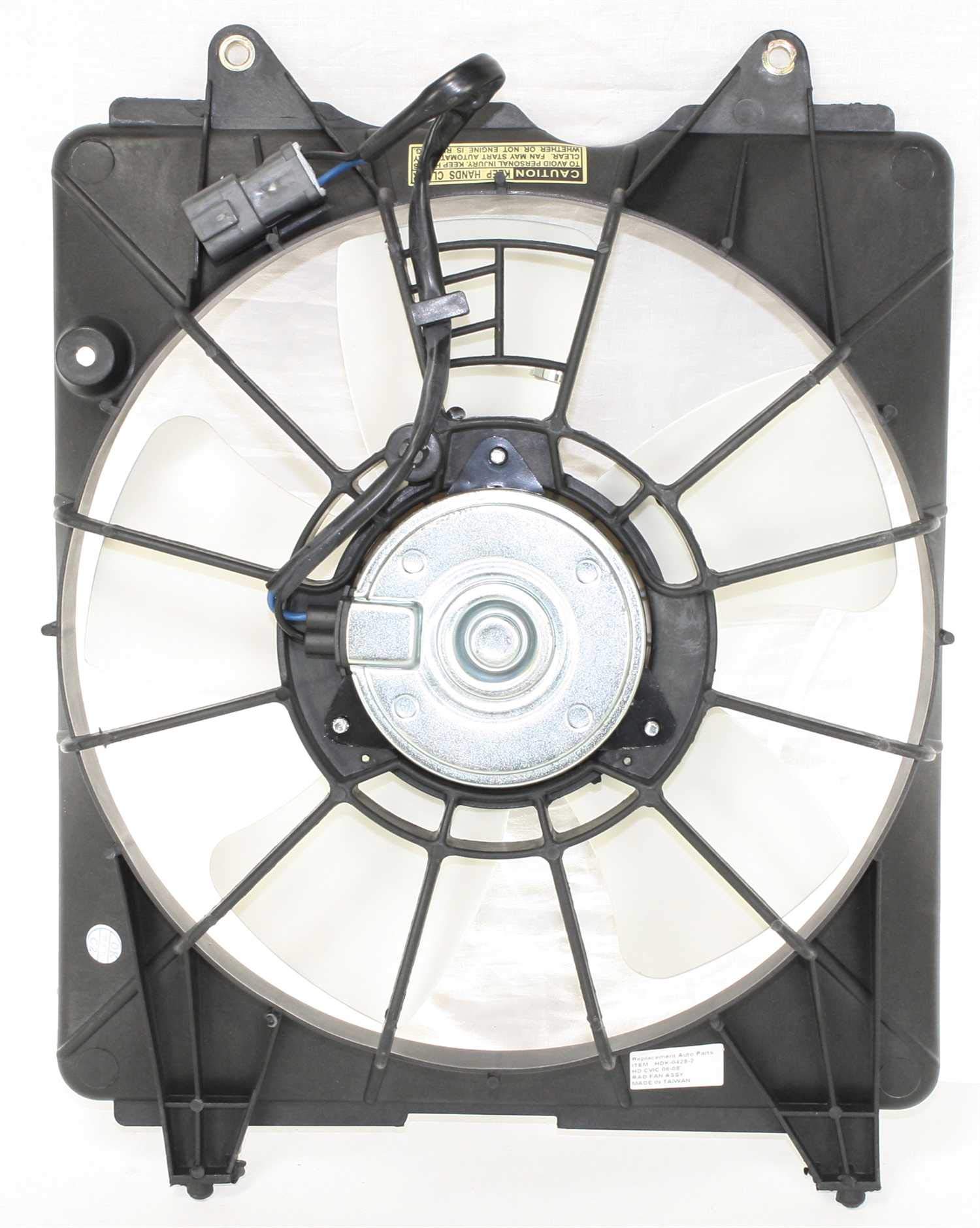 Go-Parts - Replacement Radiator Fan Shroud Assembly for 2006-2011 Honda Civic 2.0L Engine - Left (Driver) Side - Fits 2007 2008 2009 2010 Models - Perfect for Cooling System Repair & Maintenance