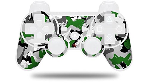 PS3 Controller Skin - Sexy Girl Camo Green for Gaming & Decor