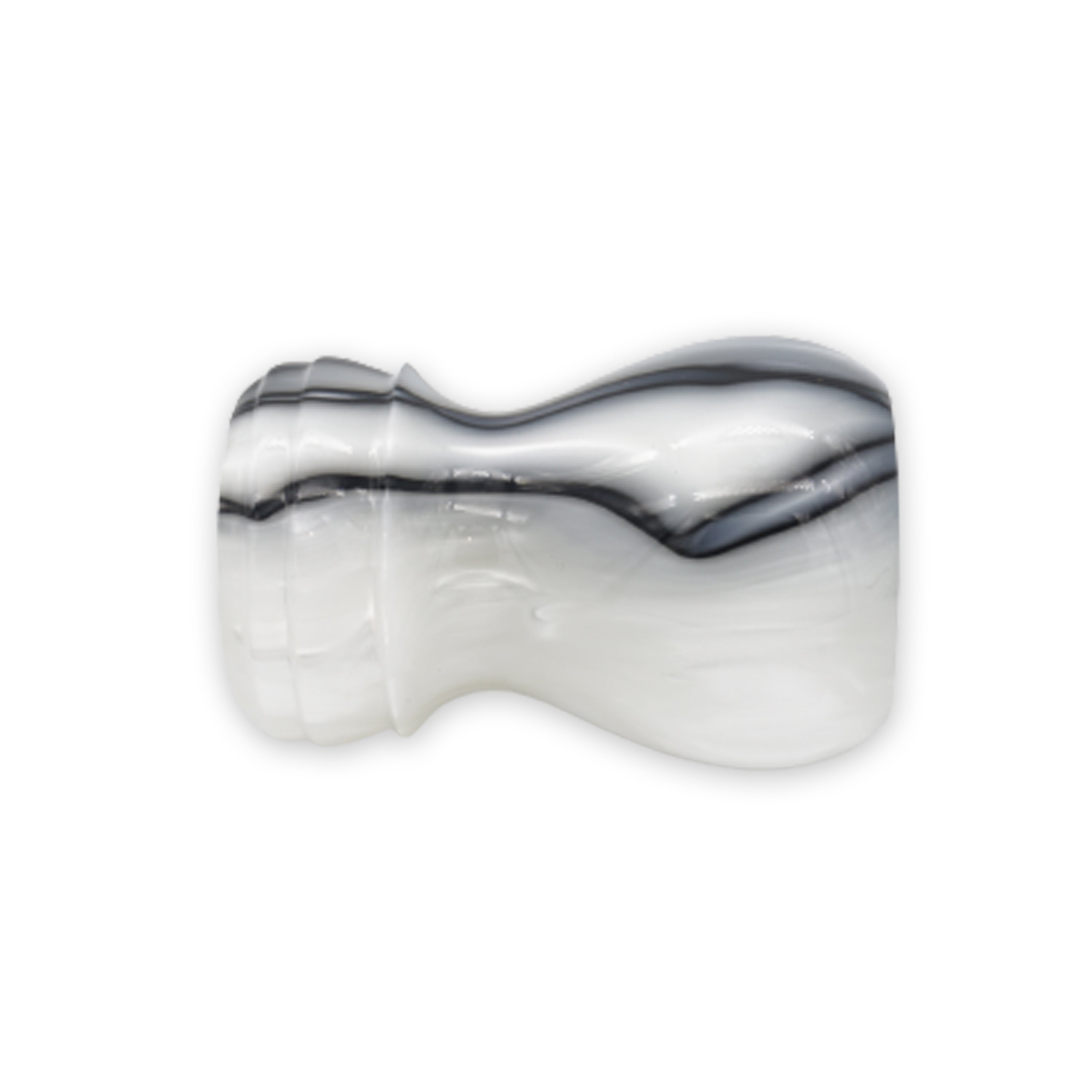 Premium Ghost Handcrafted Shaving Brush Handle for 24mm & 26mm Knots - Perfect for Wet Shaving, Grooming Kits & Luxury Bathroom Essentials