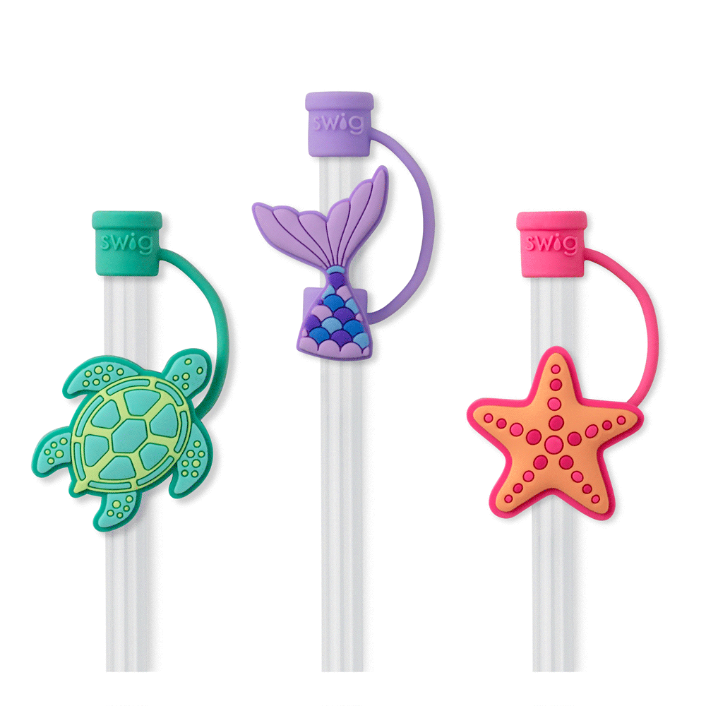 Eco-Friendly Silicone Straw Topper Set - Reusable & BPA-Free for Smoothies, Boba Tea, and Cocktails - Perfect for Home, Office, and Parties
