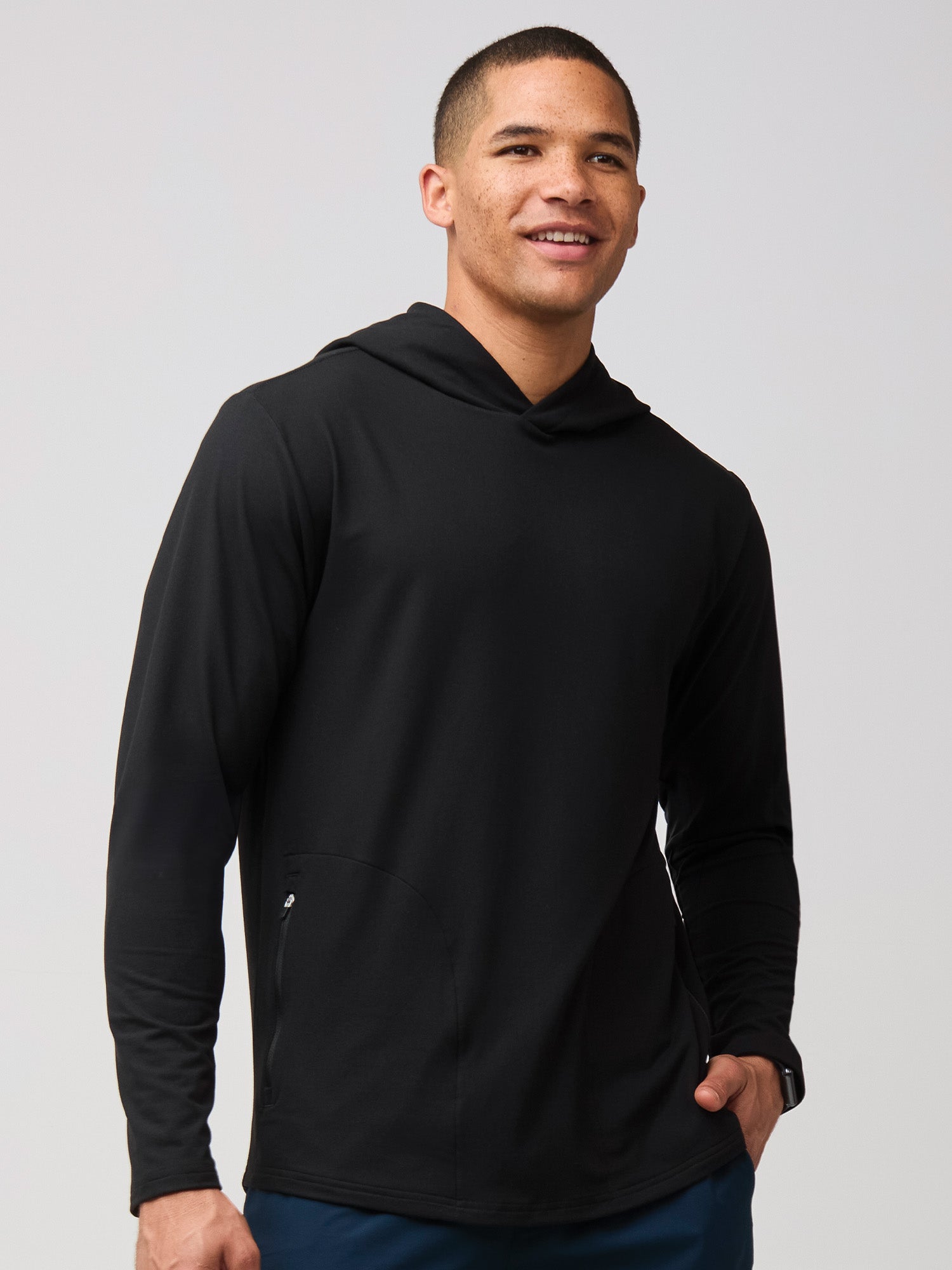 Tech Pullover Hoodie for Men - Black & Charcoal 2 Pack - Comfortable Casual Wear for Gym, Workout, and Everyday Use