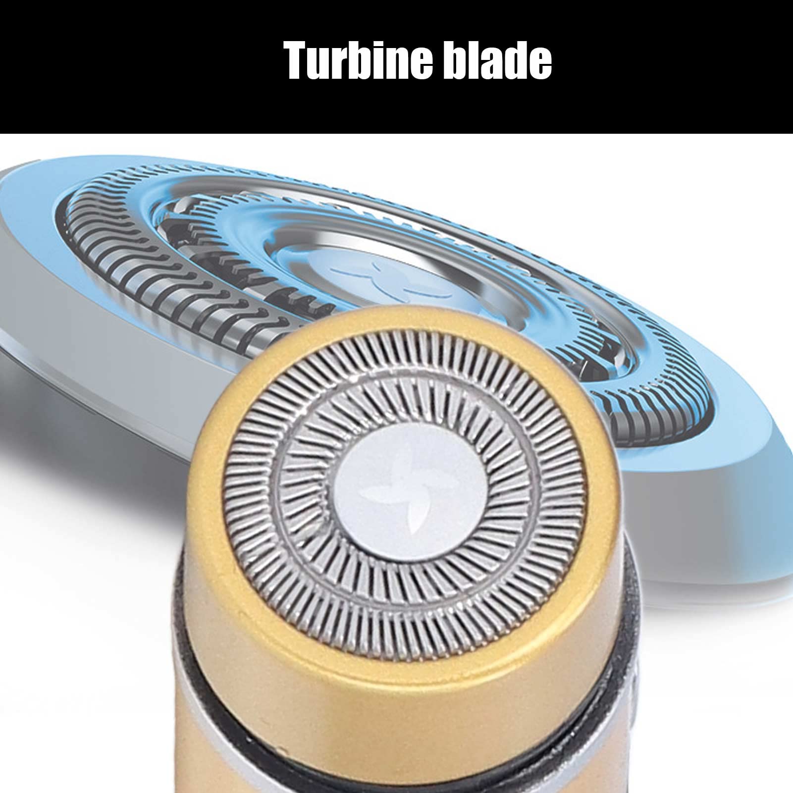 Portable USB Electric Mini Shaver for Men - Low Noise, Power Display, Gold - Perfect for Travel, Gym & Quick Grooming at Home or Office