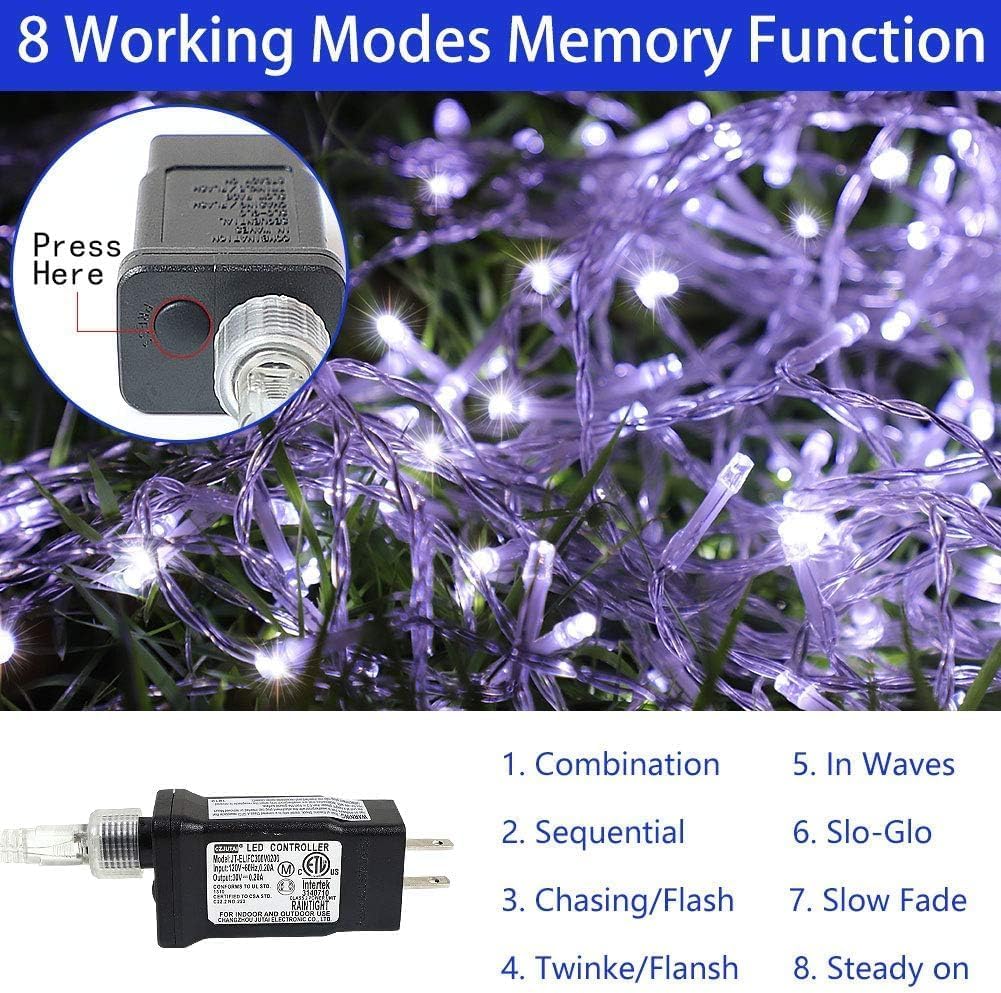 DANLI 320 LED Christmas String Lights - 9x12FT Outdoor Fairy Lights for Christmas Tree, Holiday Yard, Patio, Gate & Party Decorations | Waterproof & Energy-Efficient for Indoor/Outdoor Use