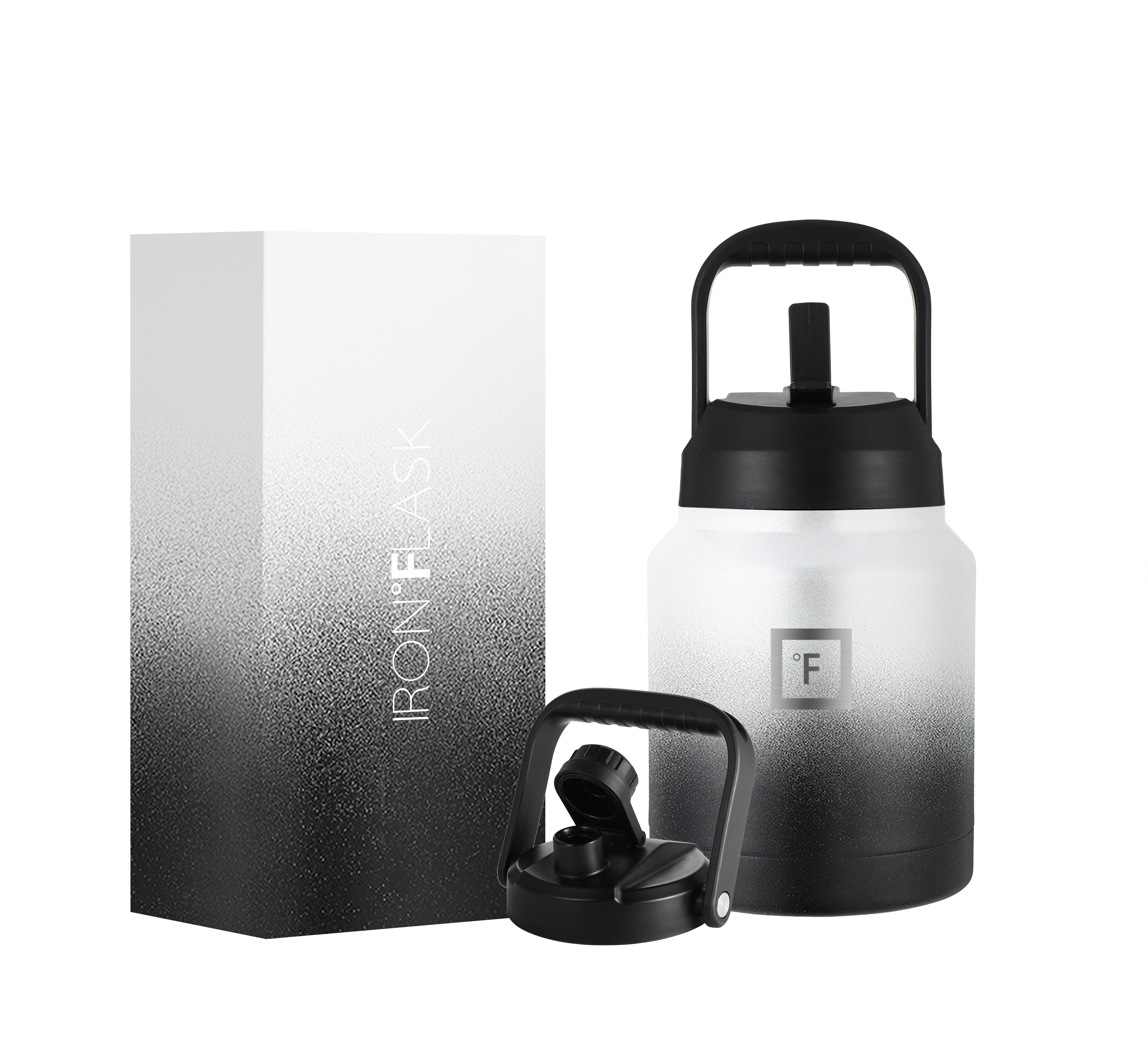 84oz Wide Mouth Water Bottle with Straw Lid - Leak Proof, BPA Free, Ideal for Gym, Hiking, Travel & Outdoor Activities