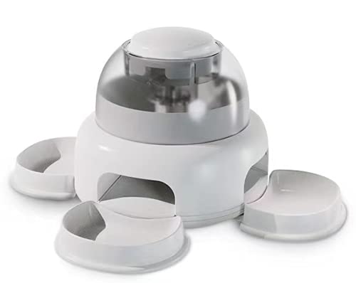 Interactive Pet Feeder Toy - Slow Eating Bowl for Dogs & Cats - Multi-Purpose Feeding & Play - Perfect for Mealtime Fun & Portion Control