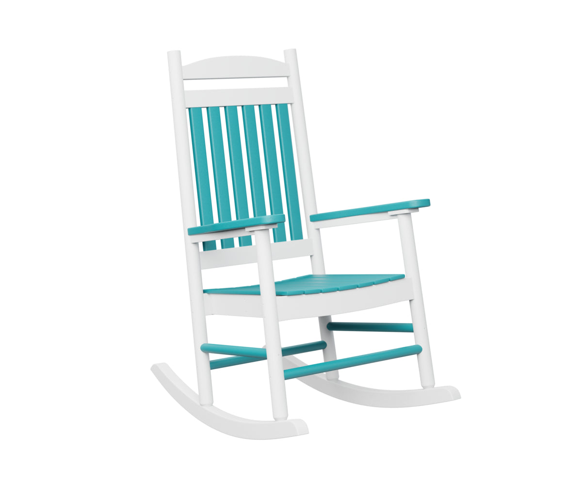 Berlin Gardens Porch Rocker - Classic Wooden Rocking Chair for Outdoor Patio, Garden & Front Porch - Perfect for Relaxing, Reading & Enjoying Nature