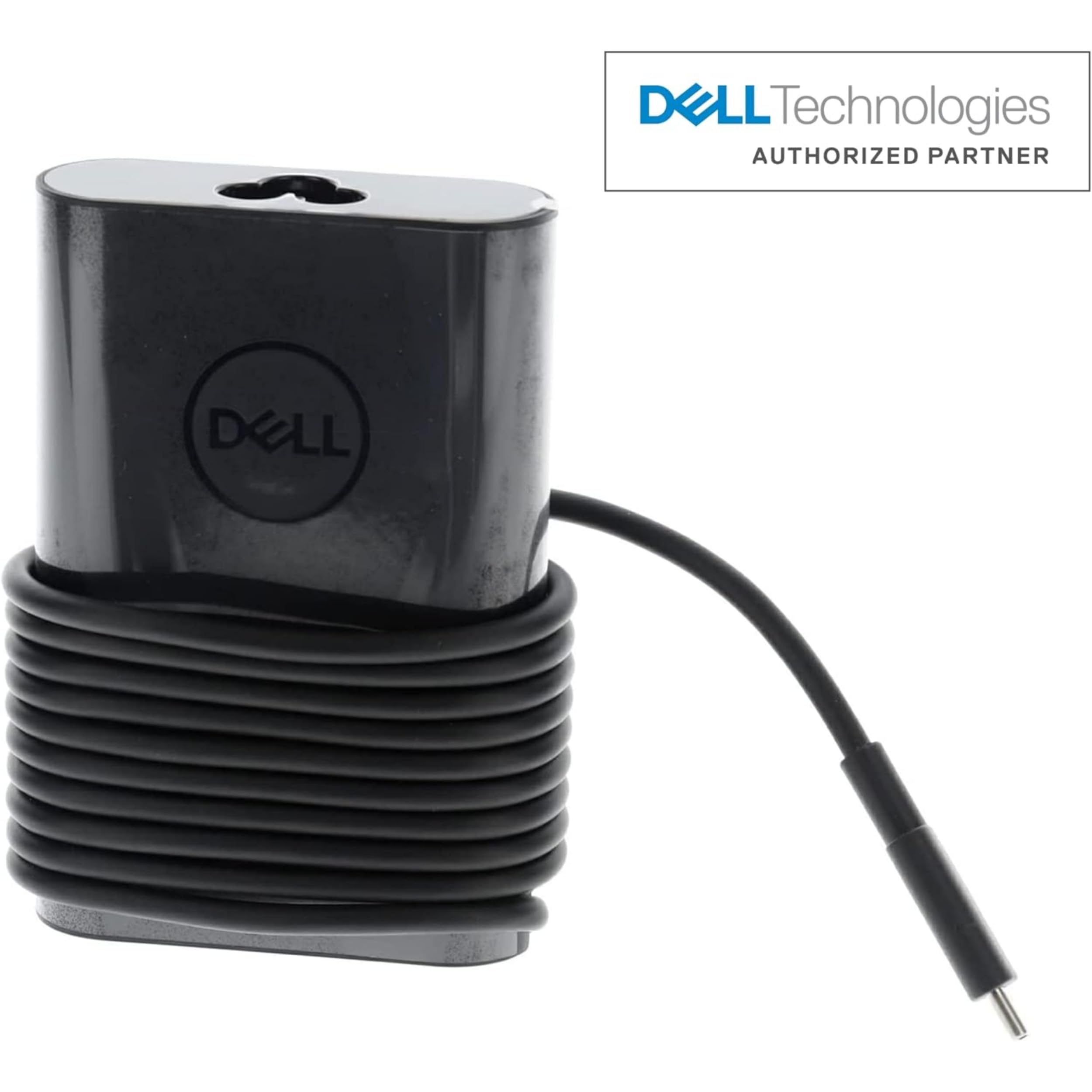 Dell 65W USB-C Power Adapter for XPS, Latitude, Precision, Vostro Laptops - Model WMDHR 2WDR5 2YK0F JYJNW M1WCF HA65NM190 DA65NM190 LA65NM170 - Fast Charging Laptop Adapter for Home, Office & Travel
