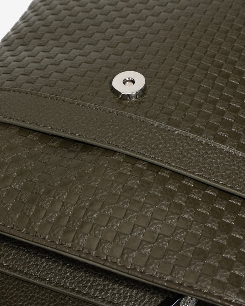 Bodega Crossbody Messenger Bag for Men & Women - Olive Green Waterproof Shoulder Bag - Perfect for Travel, Work & Daily Use
