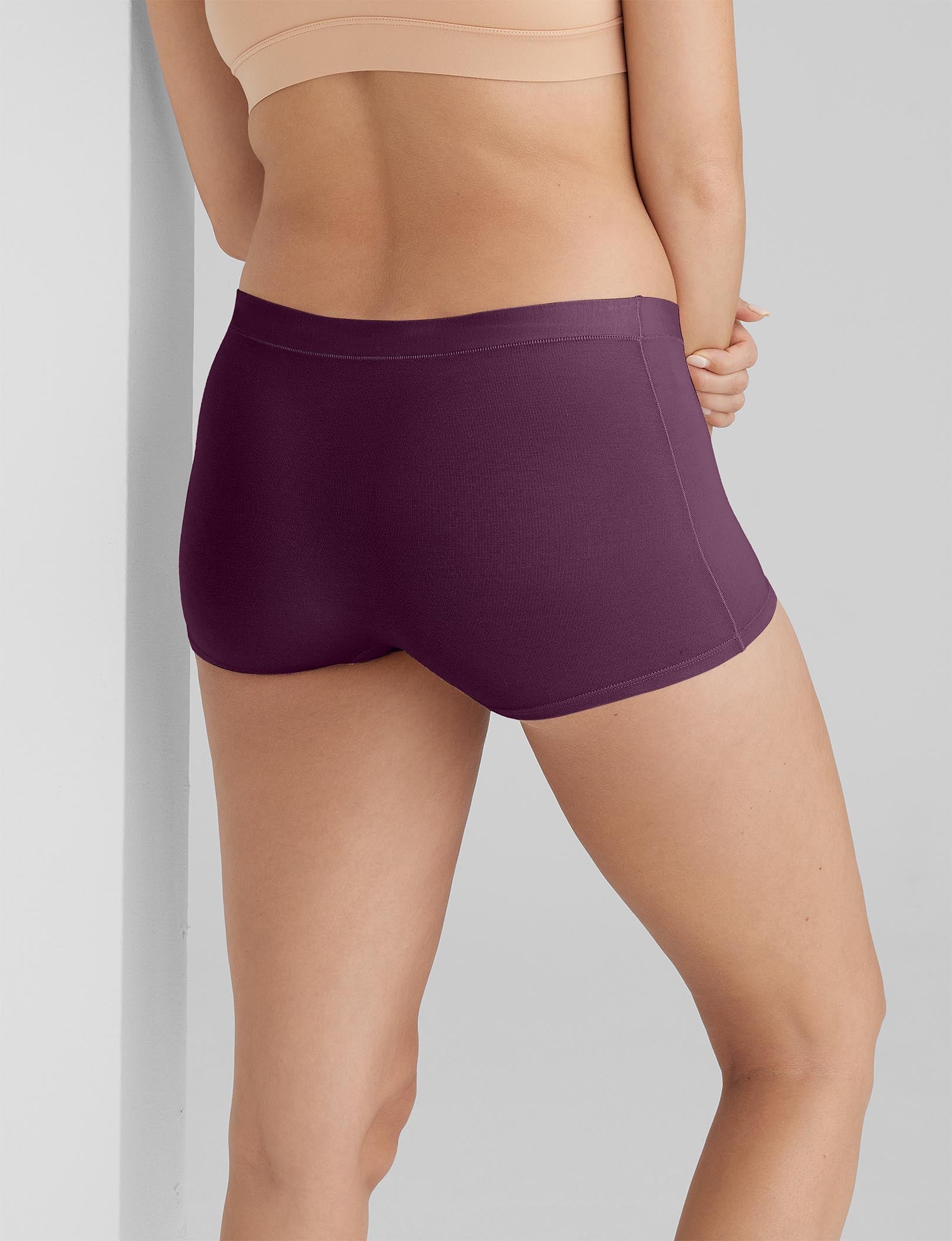 Women's Breathable Cotton Boyshort Underwear - Soft & Comfortable for Everyday Wear, Sleep & Lounge