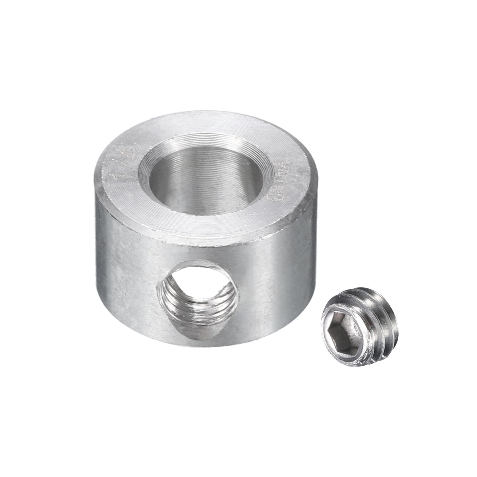 8PCS 304 Stainless Steel Set Screw Shaft Collar 1/4
