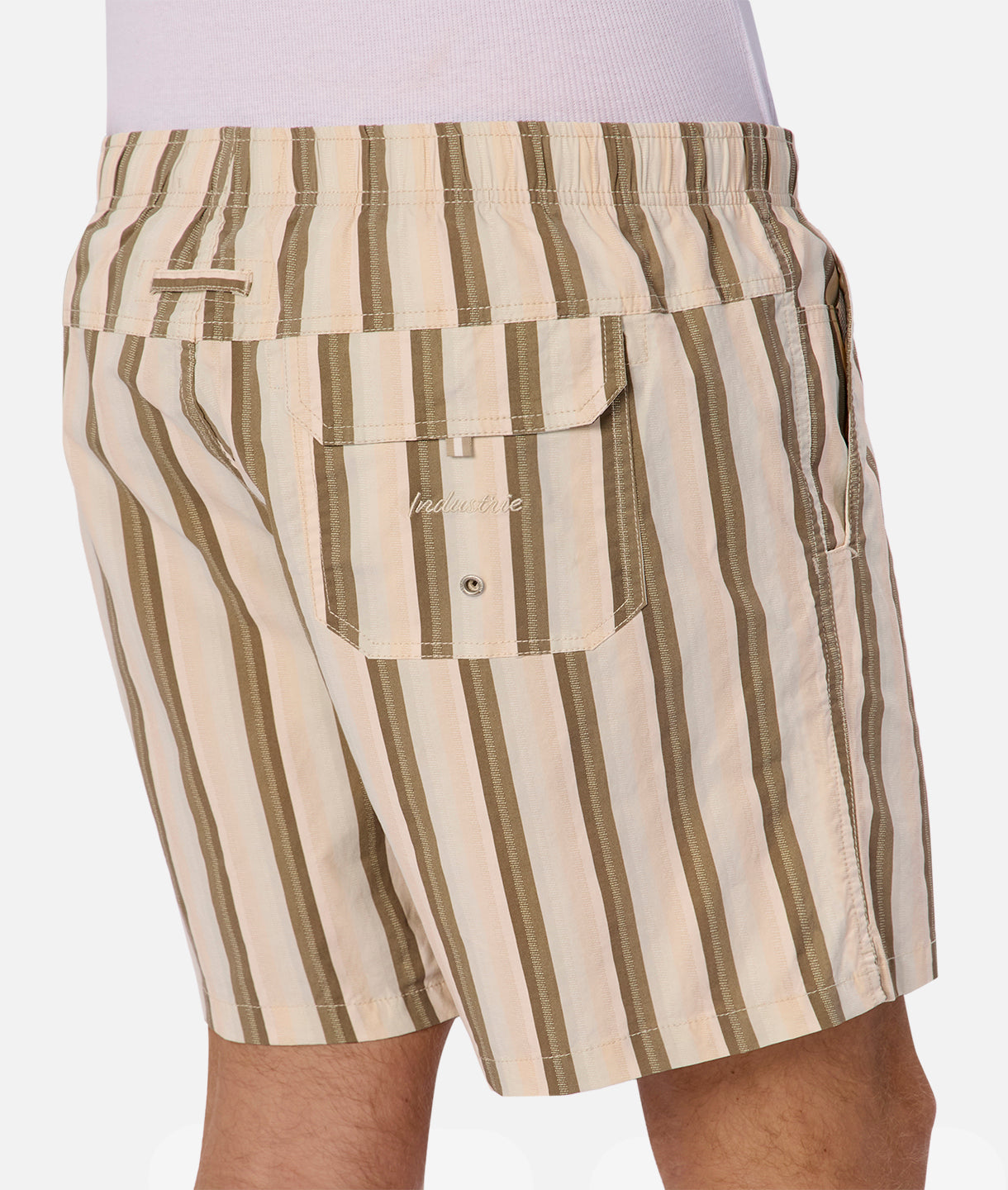 The Padre Swim Shorts for Men - Quick-Dry Stone Olive Combo | Perfect for Beach, Pool & Summer Vacations