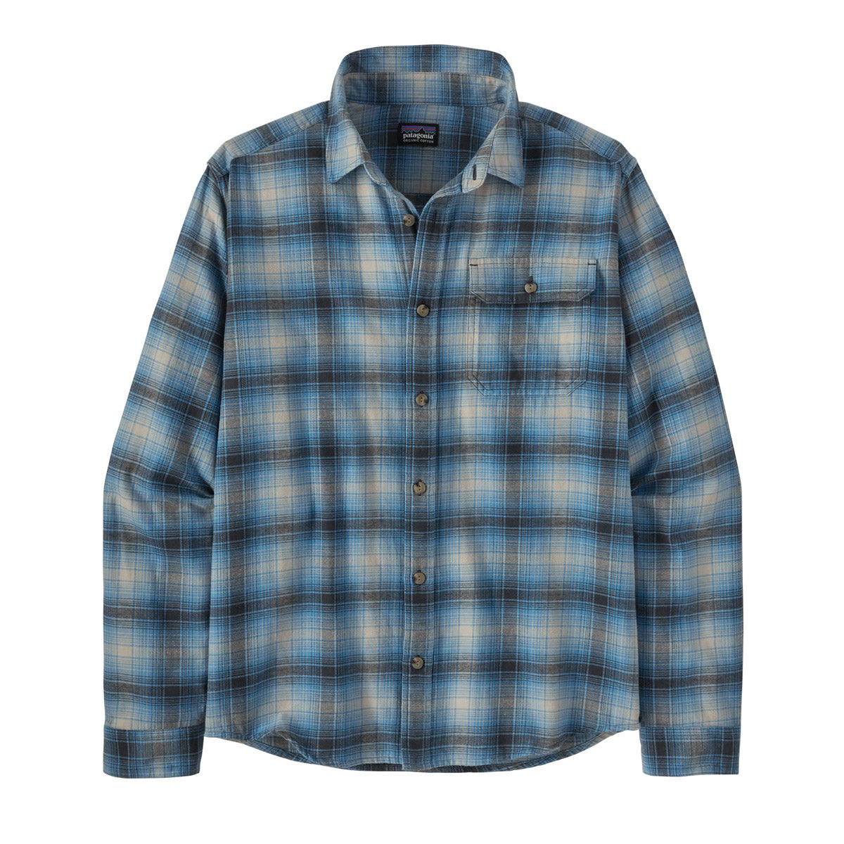 Men's Lightweight Cotton Flannel Shirt - Long Sleeve Casual Button Down Shirt for Fall & Winter | Outdoor Hiking, Camping & Everyday Wear