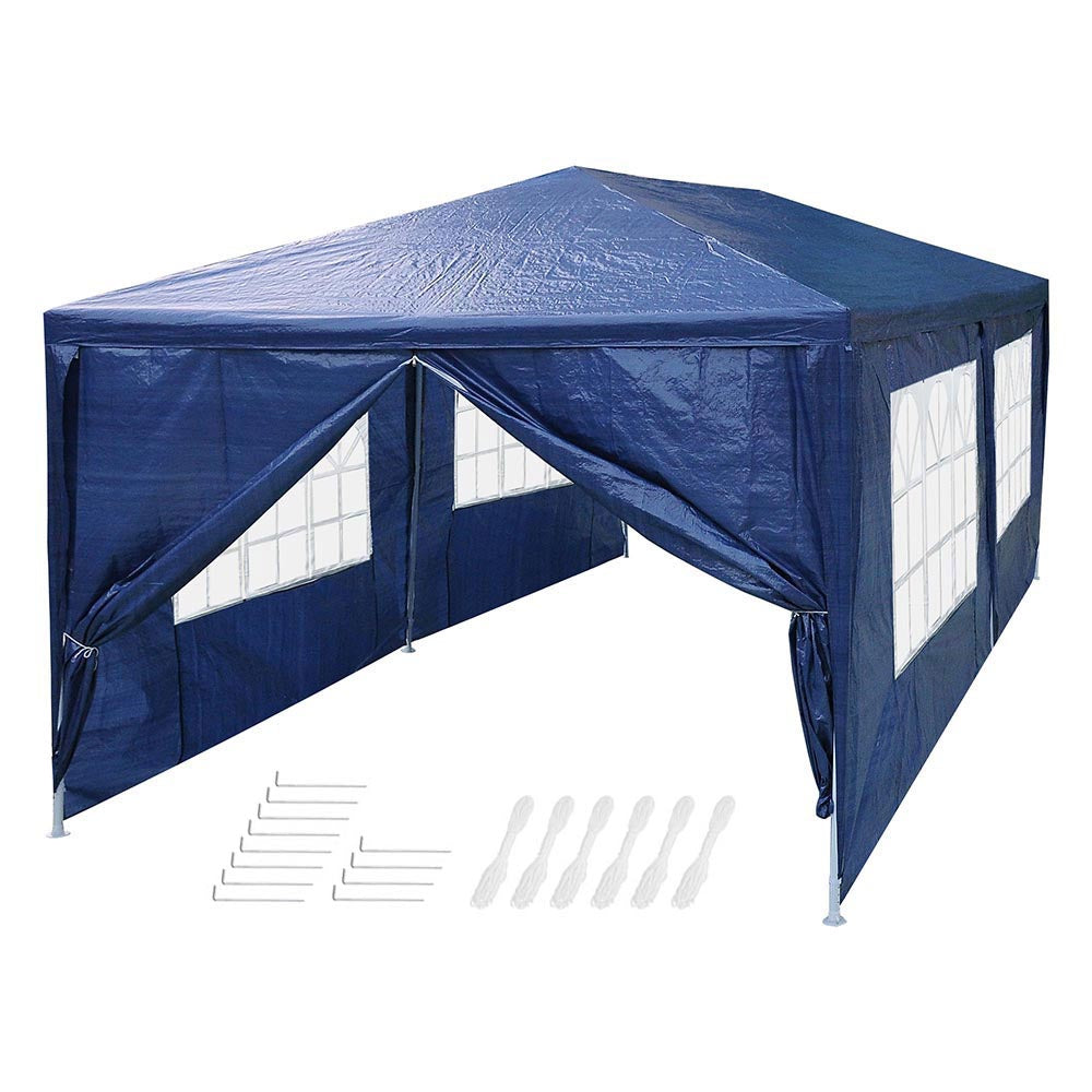 10x20 Wedding Party Tent with 6 Sidewalls & Screen - Outdoor Canopy for Events, Receptions, and Gatherings - TheLAShop