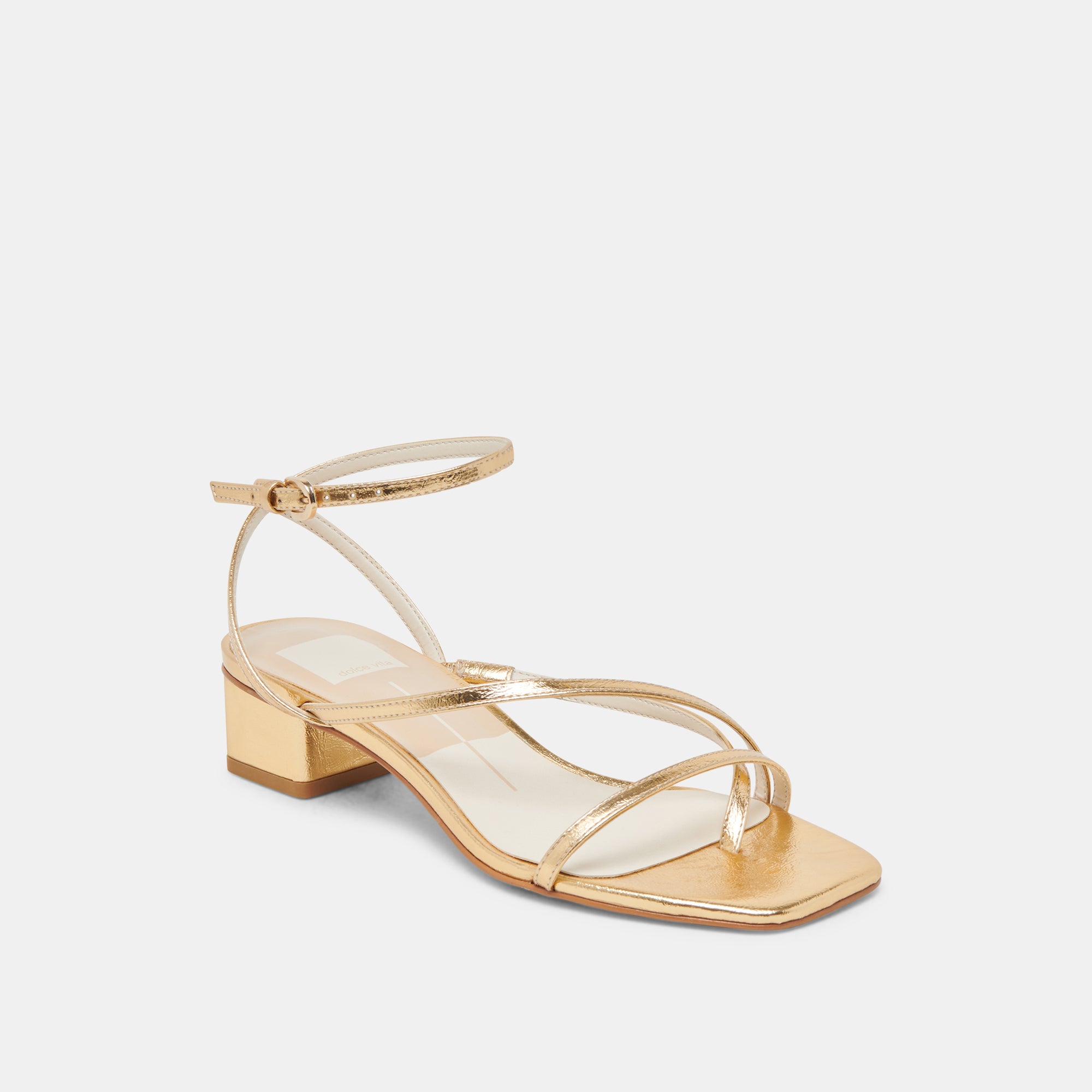 KARLOS Women's Gold Metallic Sandals - Stella Style Comfortable Summer Beach Flip Flops for Outdoor Walking and Vacation