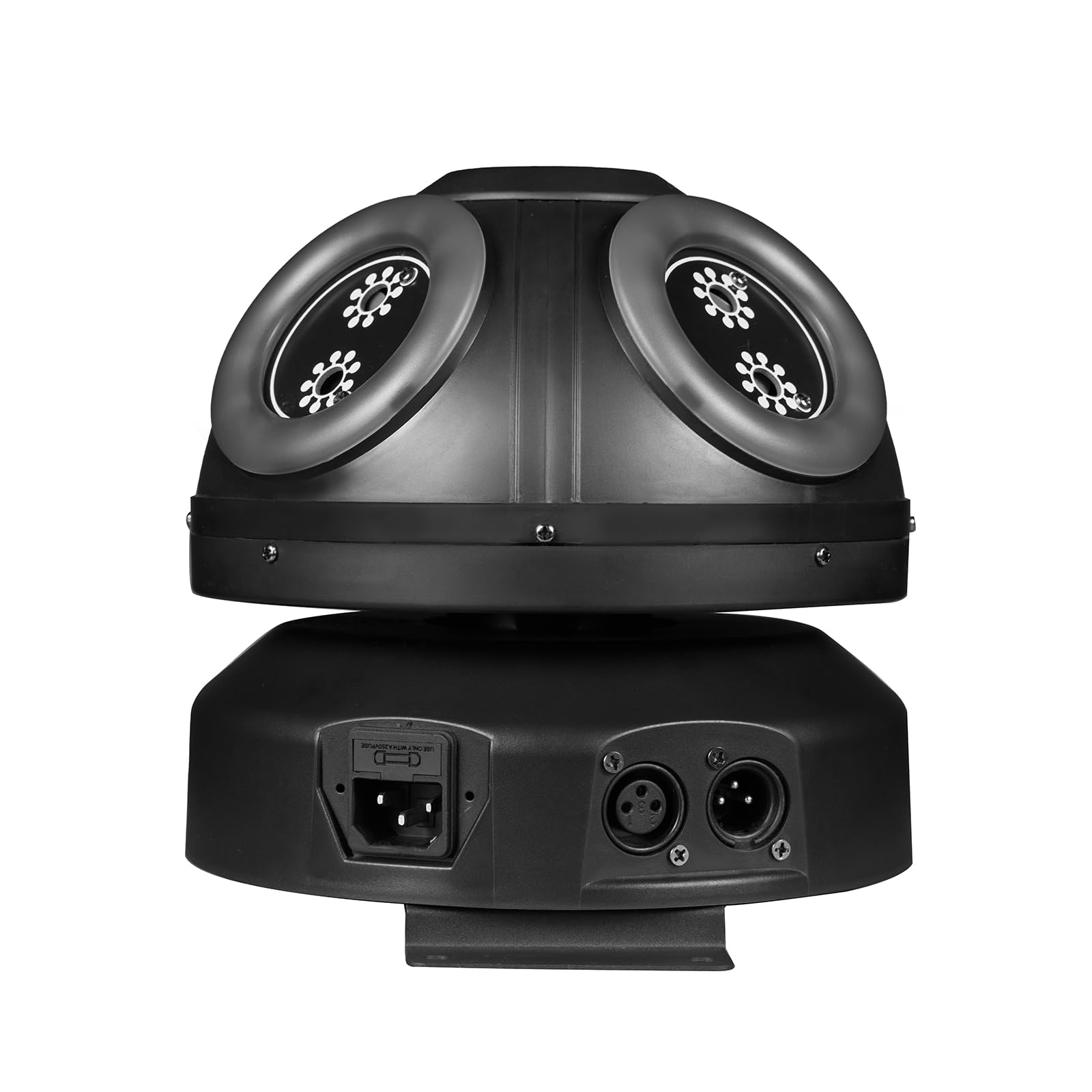 Professional RGB Beam Effect Moving Head Light with DMX Control & Sound Activation - 360° Infinite Rotation Magic Ball DJ Light for Nightclubs, Parties, and Stage Performances