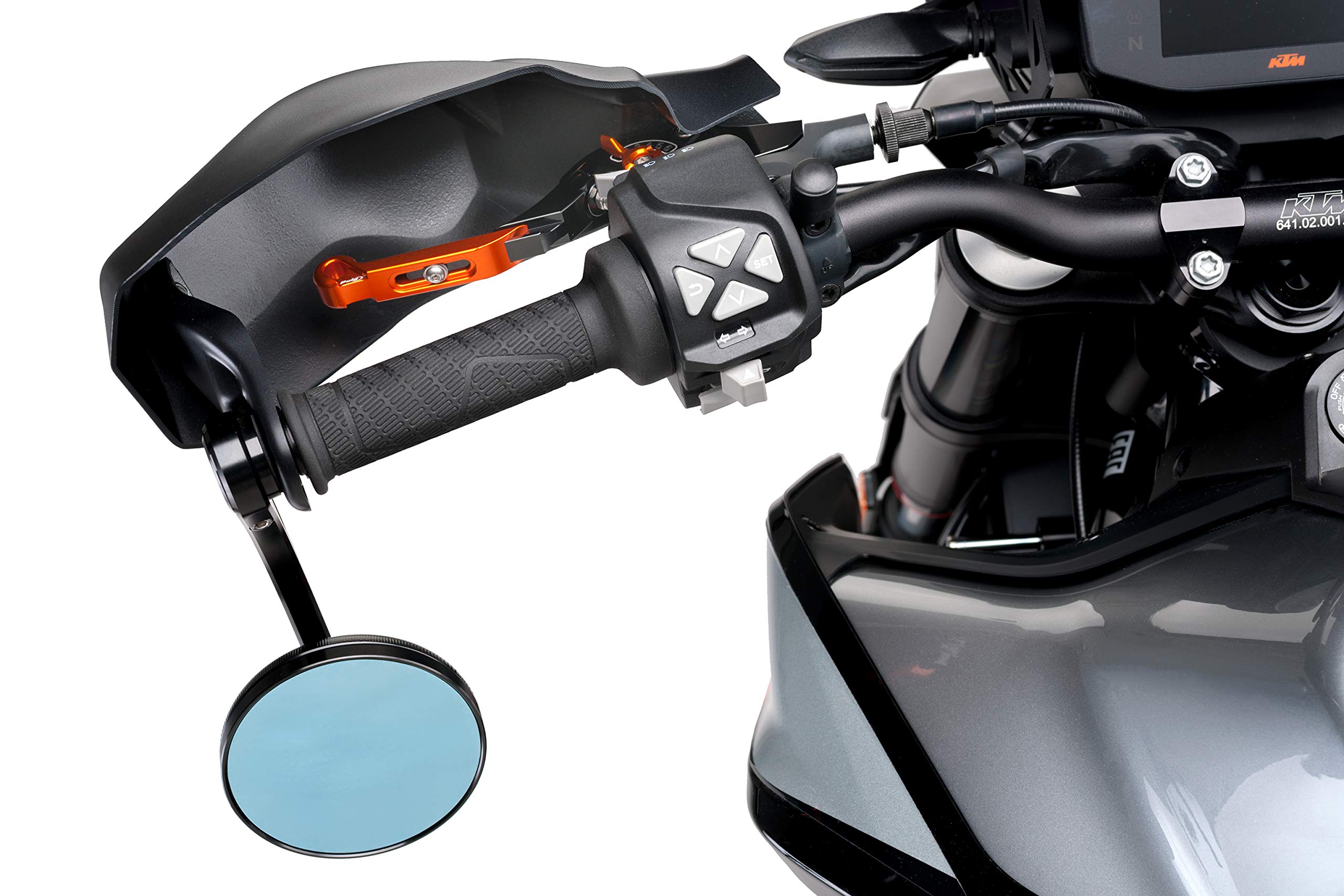 Puig 9691N Black Homologated Rearview Mirror for Grand Tracker - Left or Right Side - Durable & Safe Replacement for Cars, Trucks & SUVs - Perfect for Off-Roading & Daily Commuting