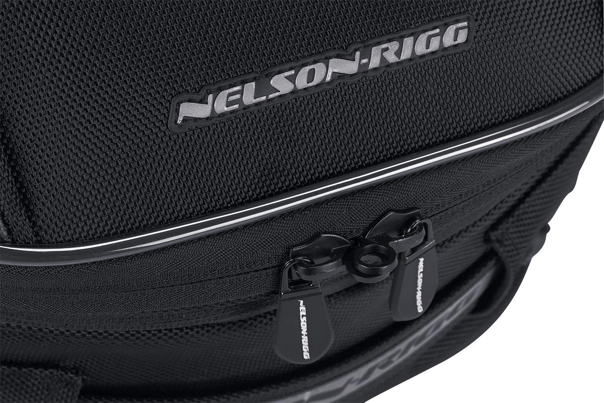 Nelson Rigg CL-1060-ST2 Black Commuter Tour Motorcycle Tail Bag - Waterproof Motorcycle Luggage for Daily Commute & Long Rides - Perfect for Work, Gym & Weekend Adventures