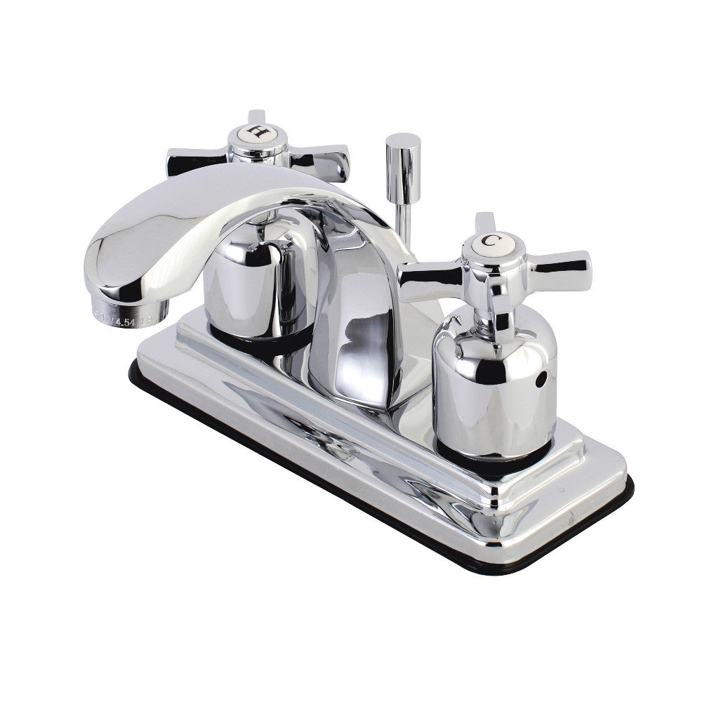Kingston Brass KB4641ZX 4-Inch Centerset Bathroom Faucet - Chrome Finish, Single Handle, Water-Saving Design for Vanity Sinks - Perfect for Modern Bathroom Renovations and Home Upgrades