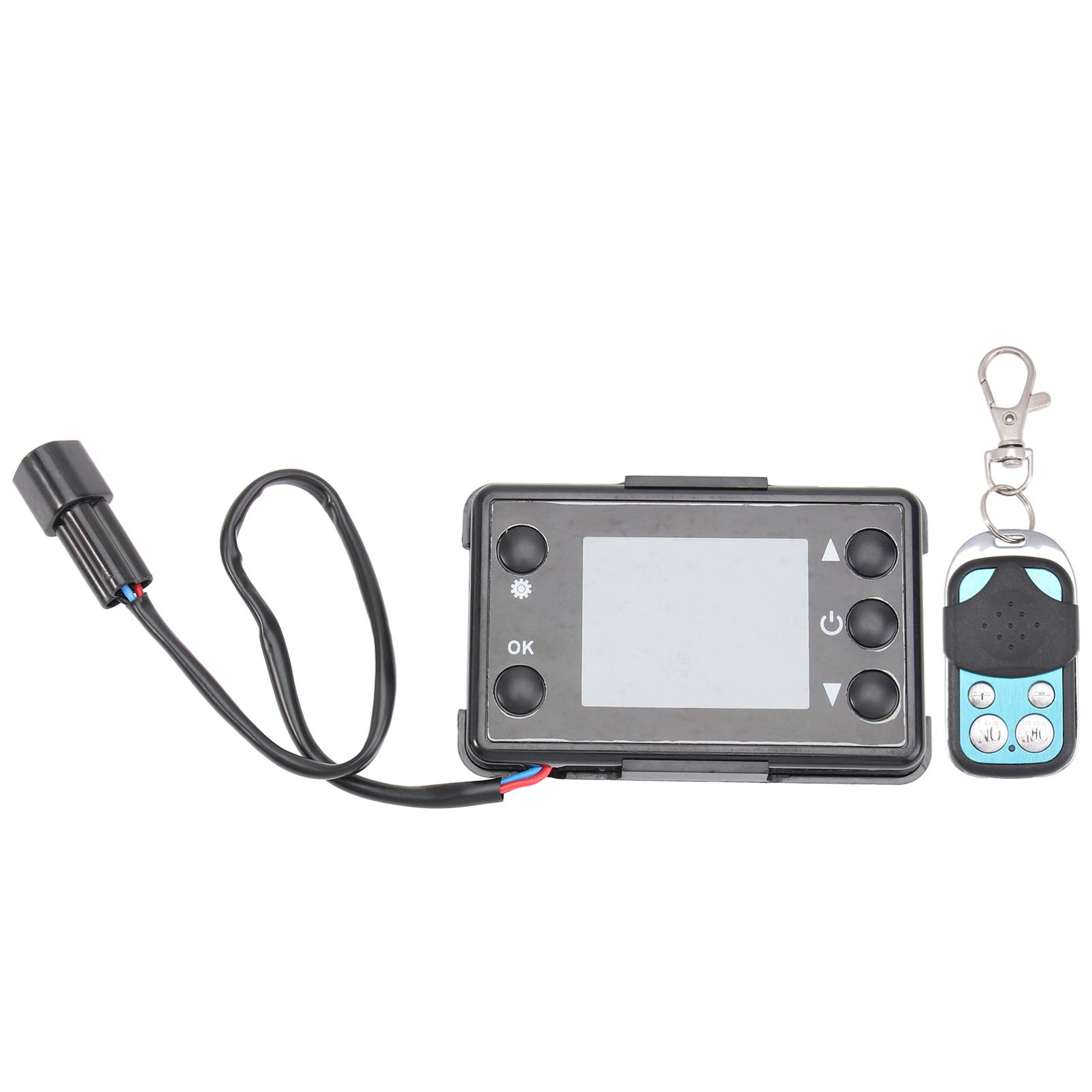 Garneck Heater LCD Monitor Switch Remote Control - On/Off Charger Socket Panel with LCD Screen for Car Diesel Air Parking - Perfect for Truck, RV & Vehicle Heating Systems
