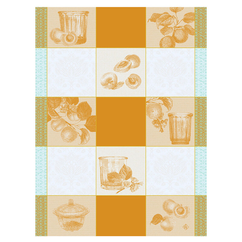Premium Confitures Carreaux French Tea Towels - Absorbent & Decorative Kitchen Towels for Drying Dishes, Baking, and Home Decor