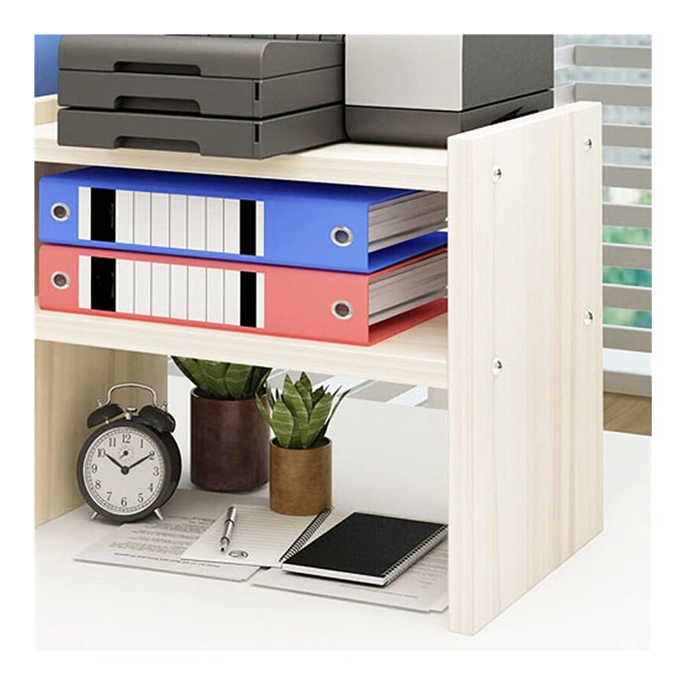 Desktop Printer Stand with Storage Shelf - Large Space Organizer for Printer, Copier & Scanner - Multi-Functional Desk File Rack - Perfect for Home Office & Workspace Organization
