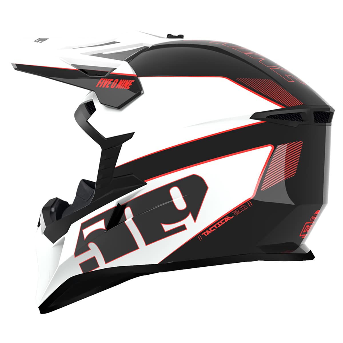 509 Tactical 2.0 Snowmobile Helmet - Gloss Racing Red - Large Size - DOT Certified for Safety - Ideal for Winter Sports, Snowmobiling & ATV Riding