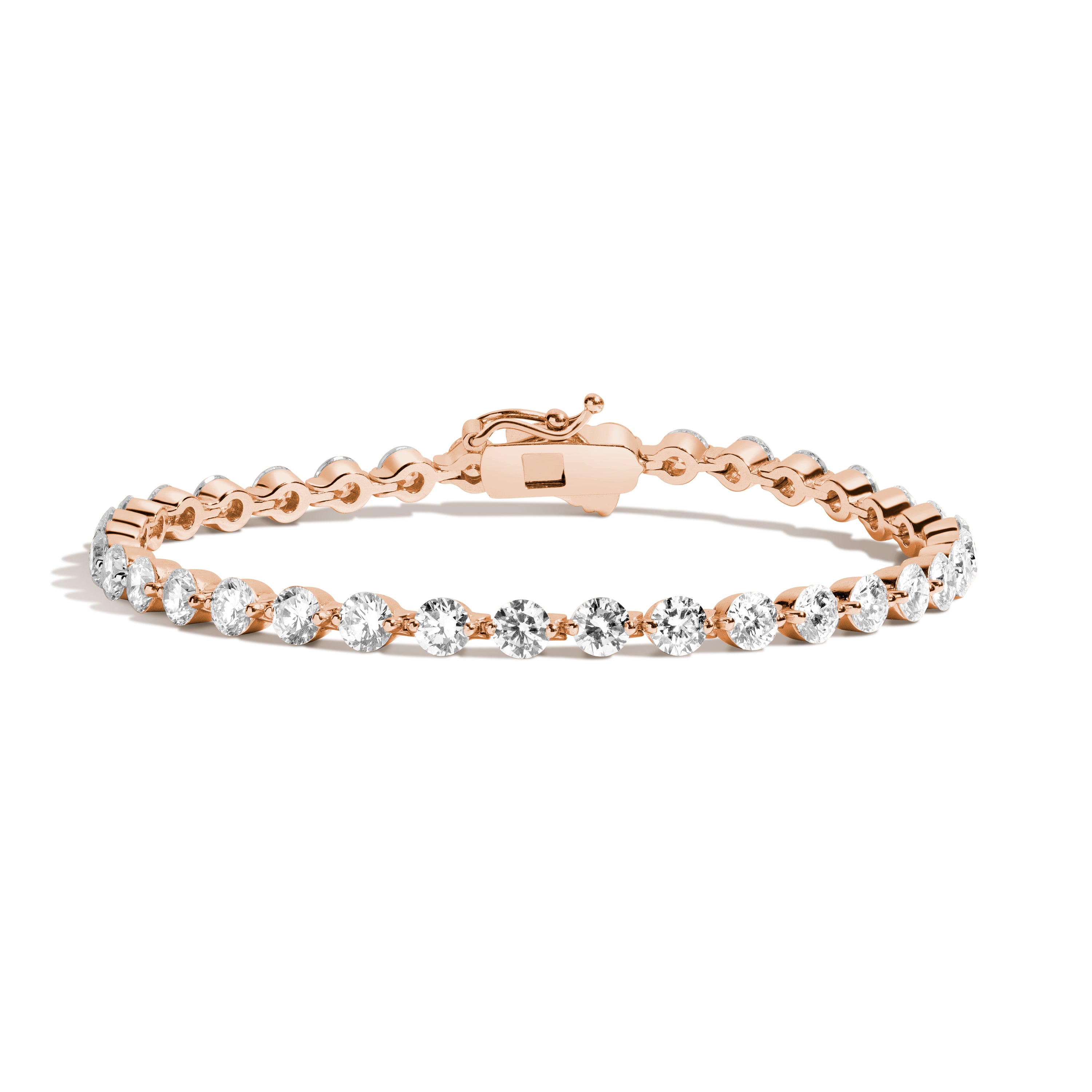 3.5mm Invisible Set Tennis Bracelet for Women - Elegant Diamond Tennis Bracelet for Everyday Wear, Wedding, Anniversary & Special Occasions