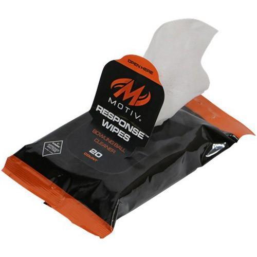 Motiv Response Bowling Wipes | Premium Bowling Ball Cleaner Wipes | Keep Your Bowling Ball Clean & Grippy | Perfect for League Play & Practice Sessions