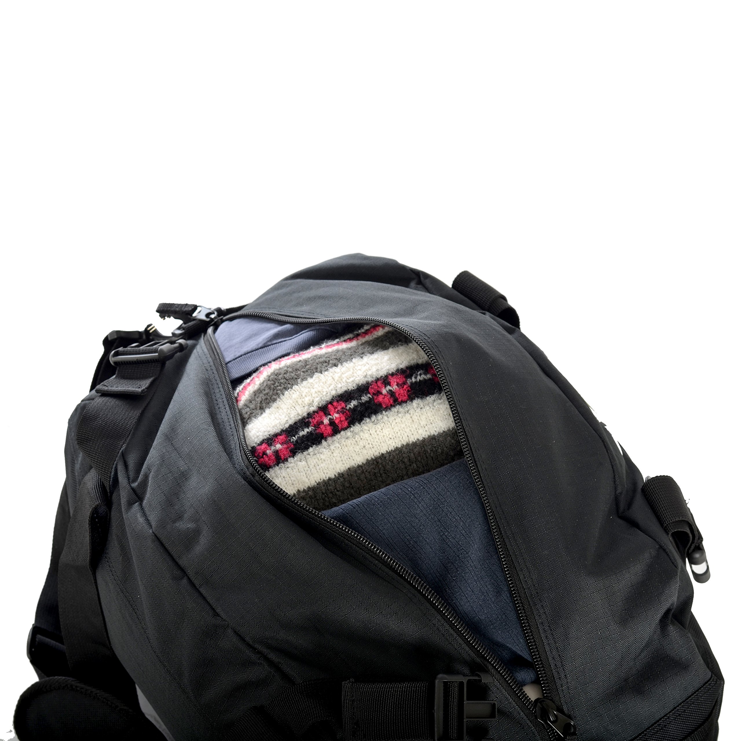 Olympia U.S.A. 21 Inch Large Sports Duffel Bag - Waterproof Gym Bag for Men & Women - Perfect for Travel, Workout, Sports Equipment Storage (Black)