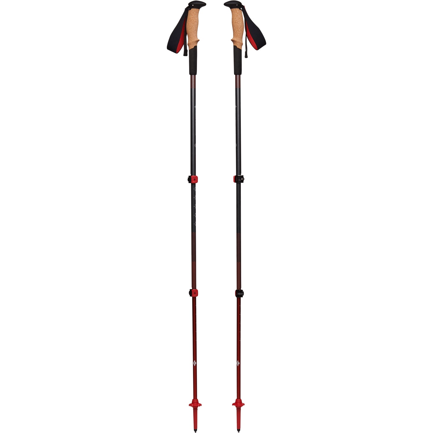 Black Diamond Pursuit Shock Trekking Poles - Lightweight Adjustable Hiking Sticks for Men & Women - Perfect for Backpacking, Trail Running & Mountain Climbing