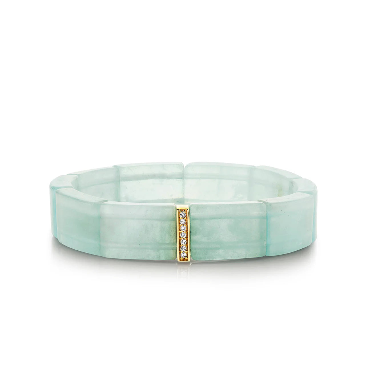 Sydney Evan Aquamarine & Diamond Tennis Bracelet - Elegant Stackable Jewelry for Women, Perfect for Weddings, Parties & Everyday Wear