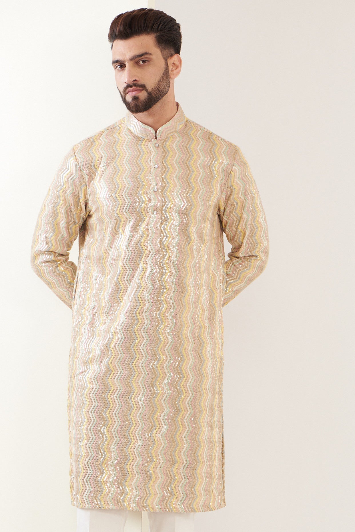 Exquisite Multi-Embroidered Chikankari Kurta for Women | Traditional Indian Handcrafted Cotton Tunic | Perfect for Festivals, Weddings & Casual Wear
