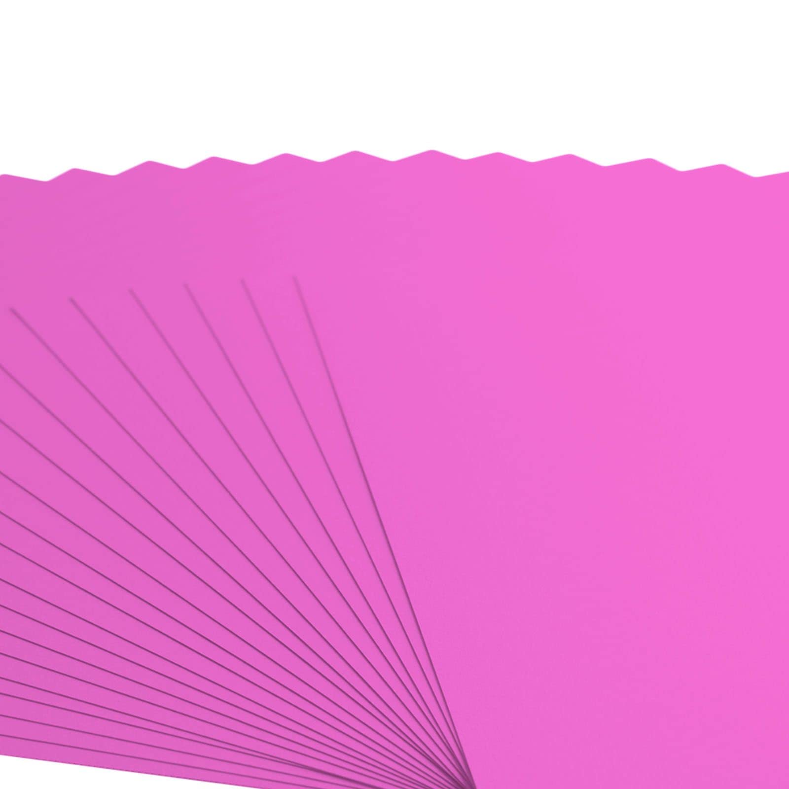 Vaessen Creative Florence Smooth Cardstock - Fuchsia Pink, 216gsm, 12x12 Inches (30.5x30.5cm), 20 Sheets for Scrapbooking, Card Making, Die Cutting & Paper Crafts | Perfect for DIY Projects, Wedding Invitations & Home Decor