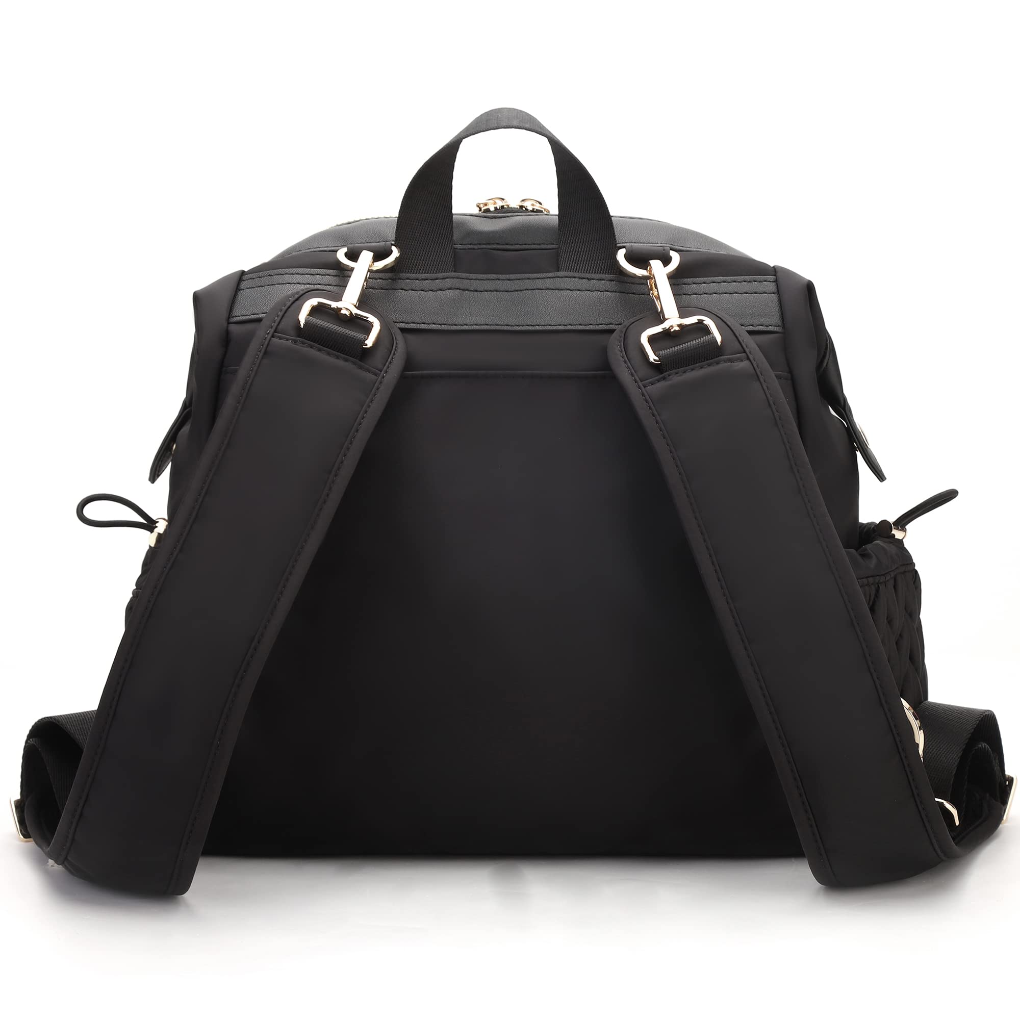 Small Backpack Purse for Women - Mini Diaper Bag & Travel Backpack with Adjustable Straps | Perfect for Vacation, Day Trips & Baby Essentials Organization