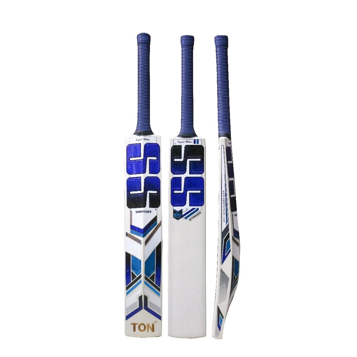SS Ton SKY Striker Adult Cricket Bat - Premium English Willow, Lightweight & Durable - Perfect for Professional Matches & Training Sessions
