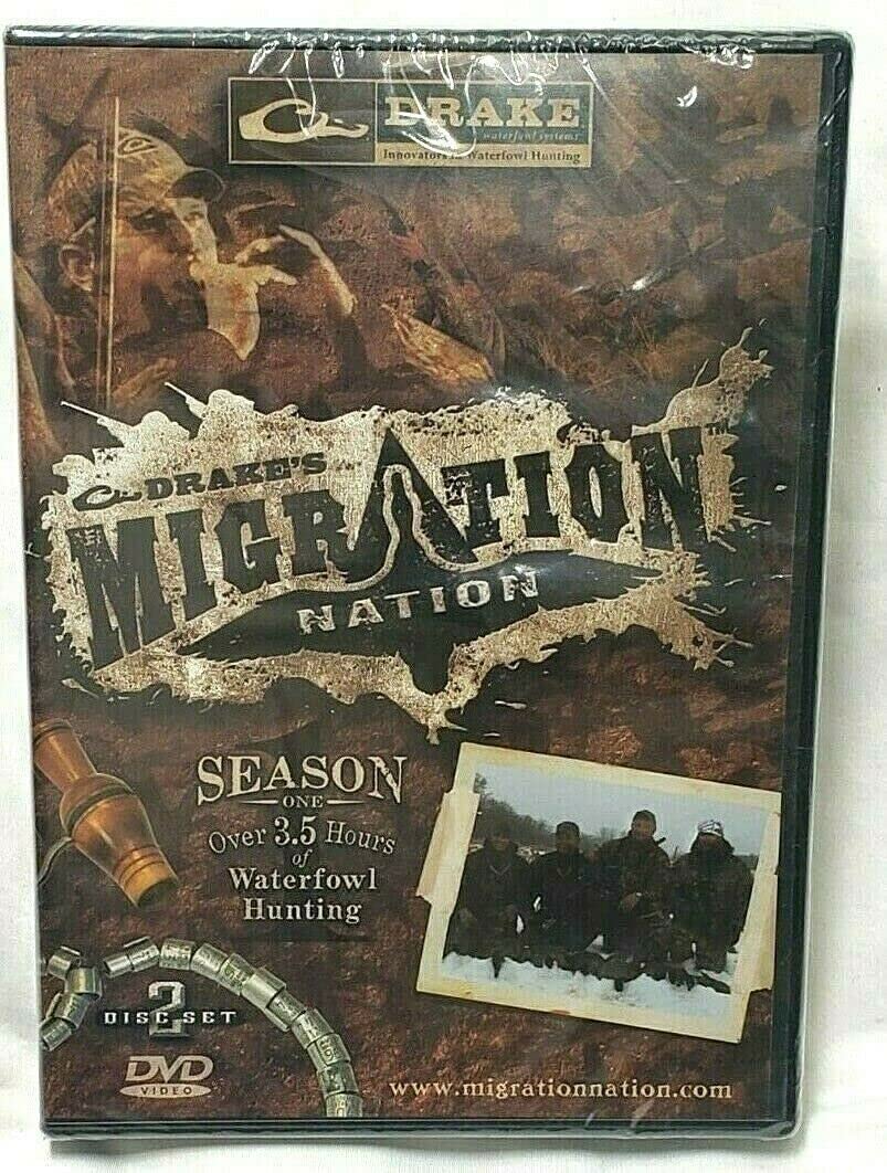 Drake's Migration Nation Complete First Season Waterfowl Hunting DVD - Ultimate Guide for Duck Hunting Enthusiasts | Perfect for Training & Outdoor Adventure