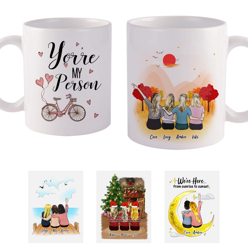 Personalized Photo Coffee Mug - Custom Picture 11oz Ceramic Mug for Couples, Families & Friends - Perfect Gift for Anniversary, Birthday & Holidays - Great for Home, Office & Gifting