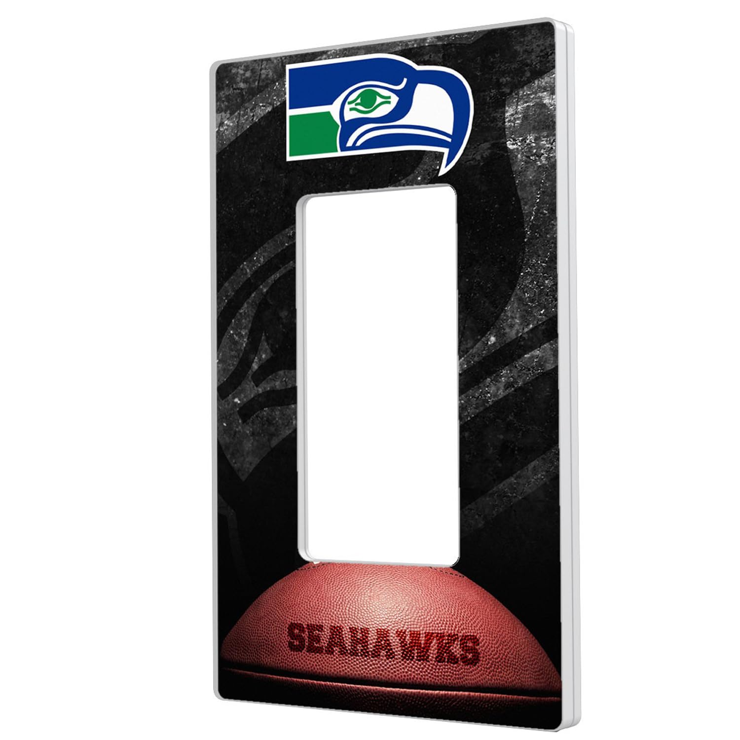 NFL Legendary Design Single Rocker Light Switch Plate Cover - Perfect for Sports Fans Bedroom, Man Cave, and Game Room Decor