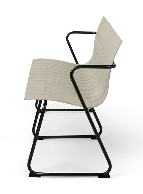 Eco-Friendly Ocean Bench by Mater - Sustainable Outdoor Furniture for Patio, Garden & Beach - Made from Recycled Plastic