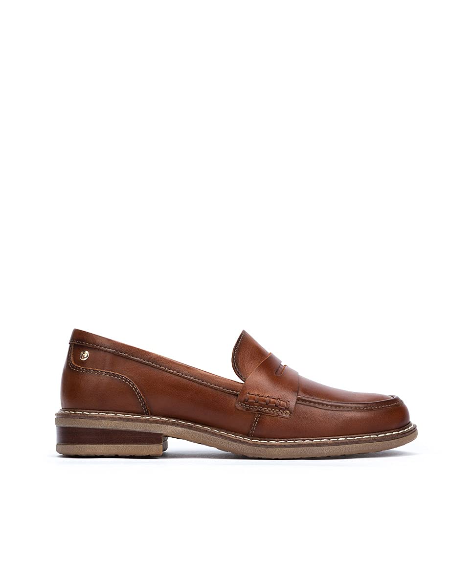 PIKOLINOS Women's Leather Loafers Aldaya - Comfortable Slip-On Shoes for Casual Wear & Office Outfits