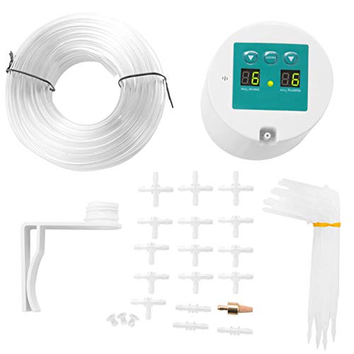 Omabeta Automatic Drip Irrigation System Kit with Timer - Smart Watering Solution for Home Gardens, Lawns & Potted Plants | Perfect for Efficient Plant Care & Water Conservation