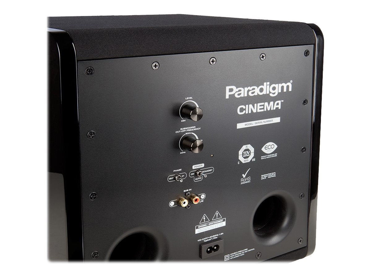 Paradigm Cinema 100 CT 5.1 Home Theater Speaker System - Premium Sound for Movies, Music & Gaming - Perfect for Living Rooms & Home Theaters