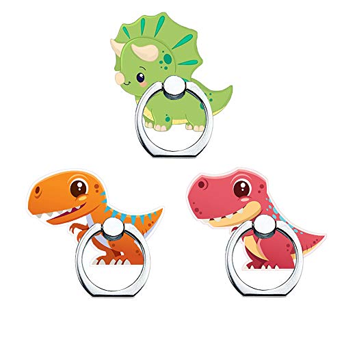 3 Pack Dinosaur Phone Ring Stand