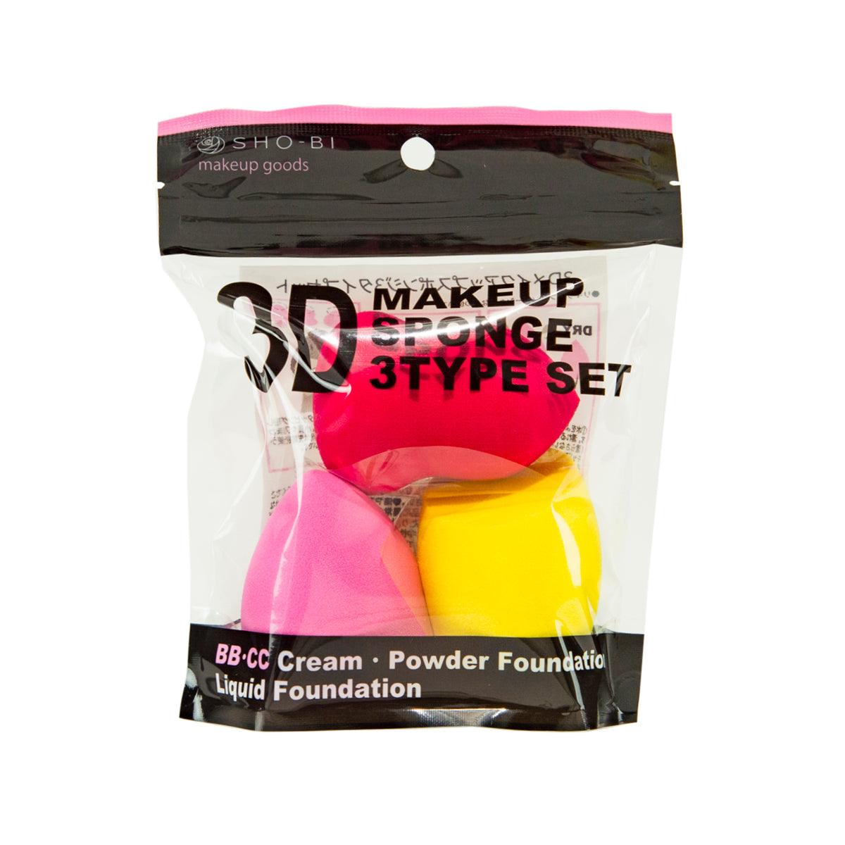 SHO BI 3D Makeup Sponge - Soft Blending Beauty Sponge for Flawless Foundation & Concealer Application - Perfect for Liquid, Cream & Powder Makeup - Ideal for Professional & Everyday Makeup Looks