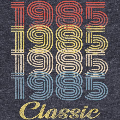 Vintage 1985 Retro 40th Birthday T-Shirt for Men - Classic 40th Birthday Gift Idea - Perfect for 1985 Birth Year Celebrations & Milestone Parties